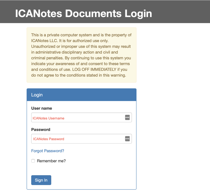 Screenshot for Data Export and Demographics Import