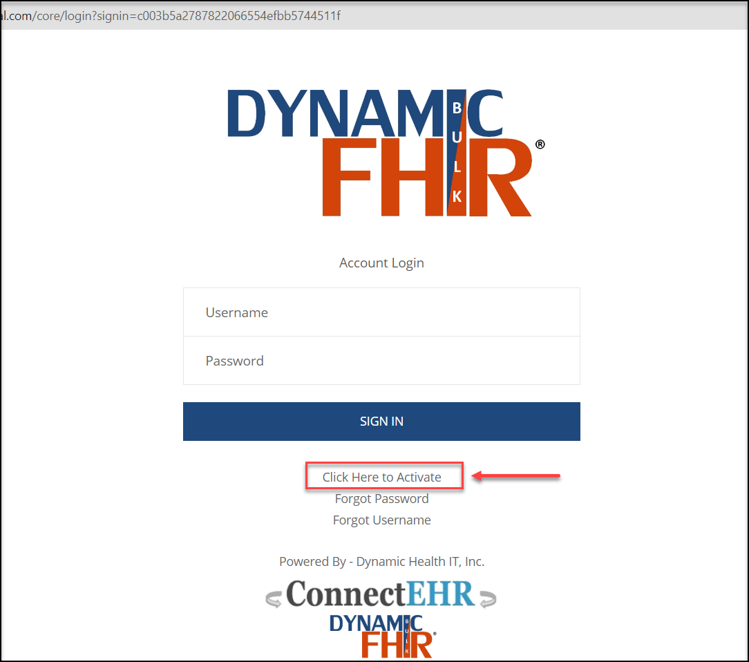 Screenshot for FHIR Access