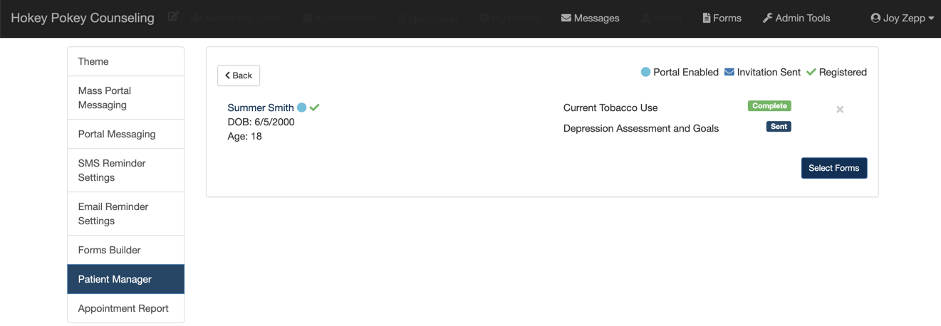 Screenshot for How to Manually Send Forms Made via Form Builder