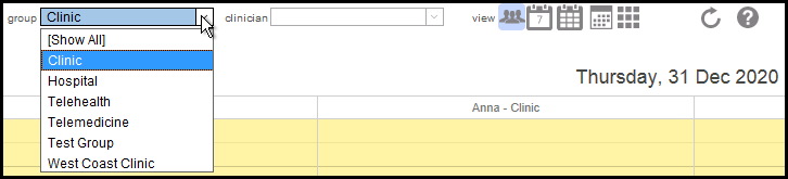 Screenshot for New Calendar Optimization for Large Practices