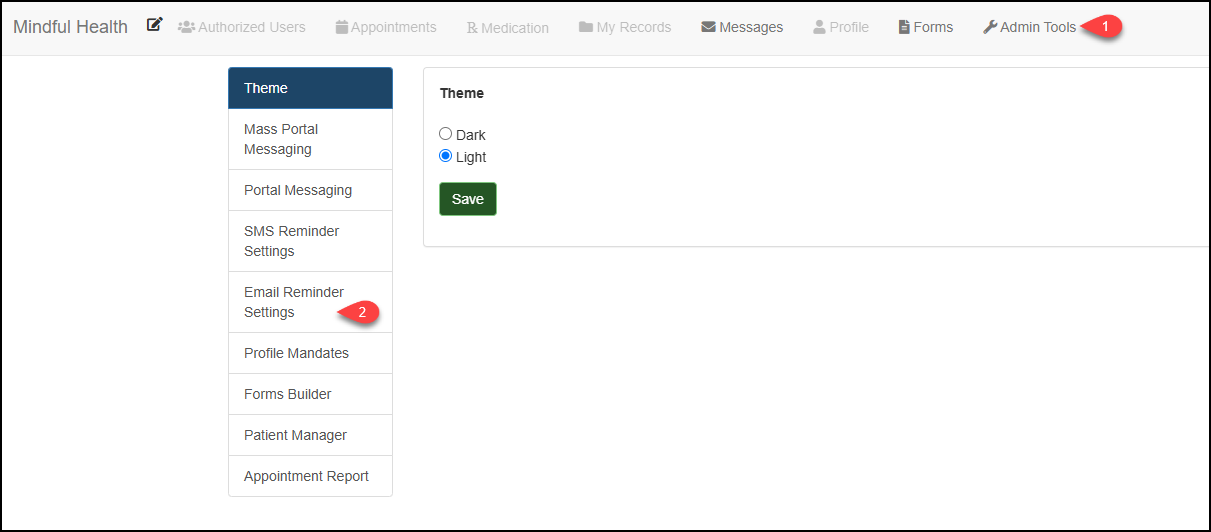 Screenshot for Custom Email Reminders