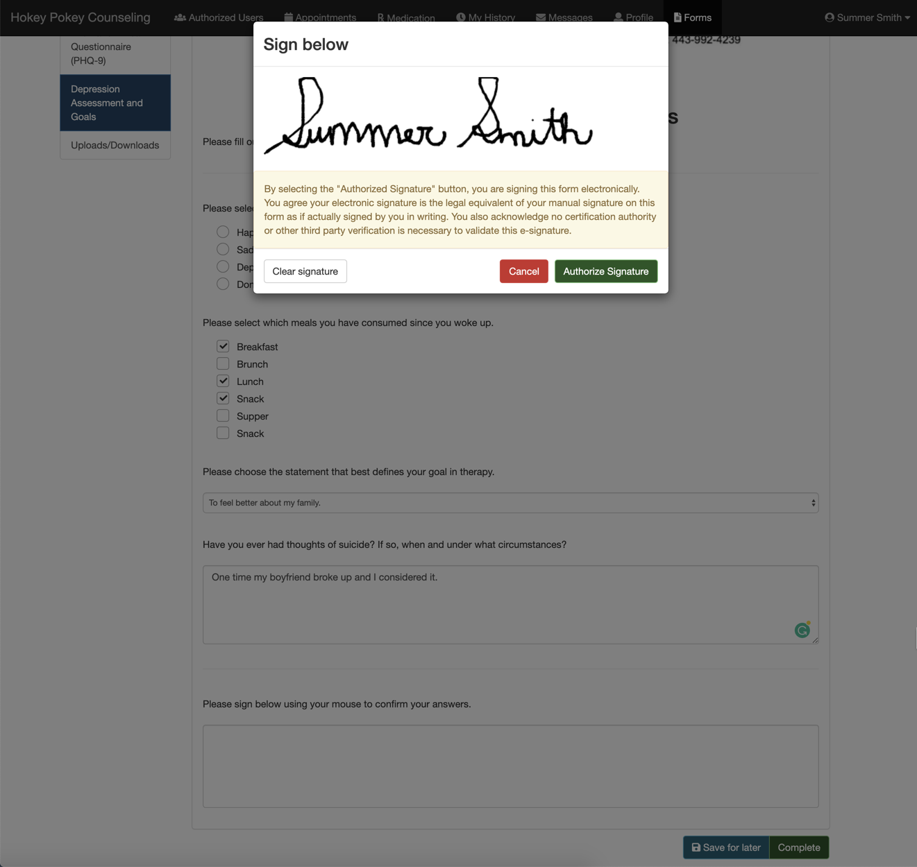 Screenshot for How to Manually Send Forms Made via Form Builder