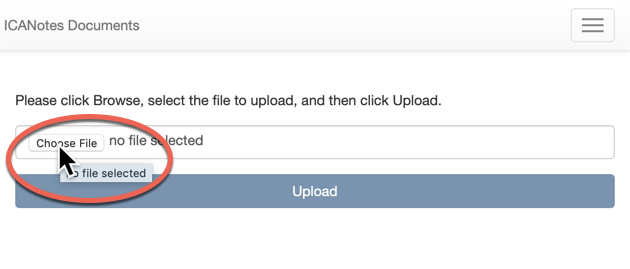 Screenshot for Data Export and Demographics Import