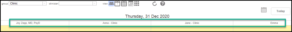 Screenshot for New Calendar Optimization for Large Practices