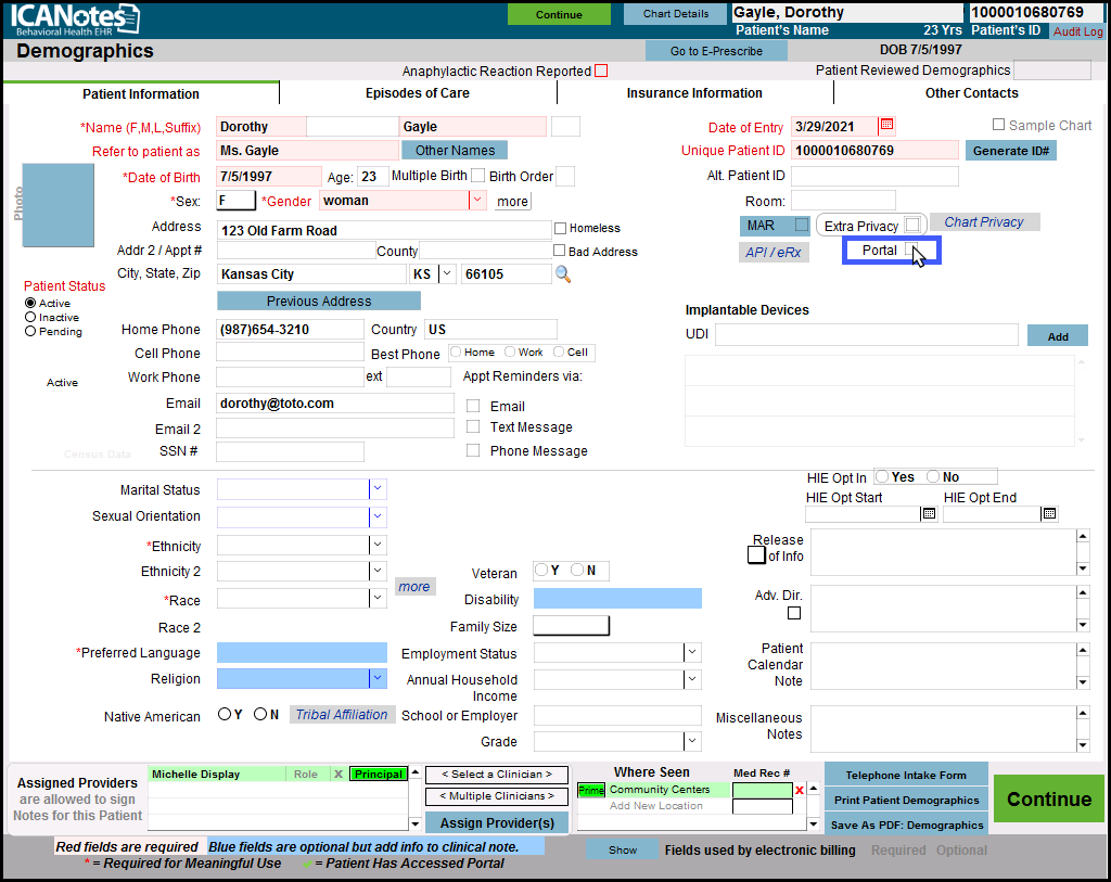 Screenshot for Processing Record Requests