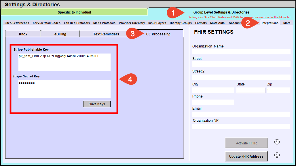 Screenshot for Requesting Client Payments via Stripe