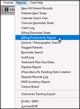 Screenshot for Electronically Billing a Treatment Plan