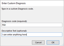 Screenshot for Converting Diagnosis Codes to ICD-10