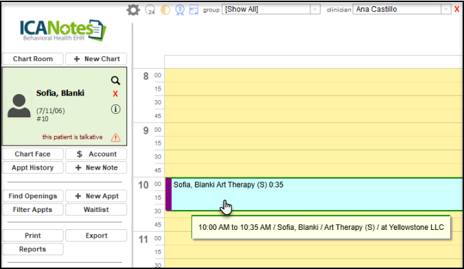 Screenshot for Credit Card Processing Through The Calendar
