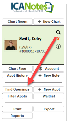 Screenshot for Fastest Way to Schedule a Patient