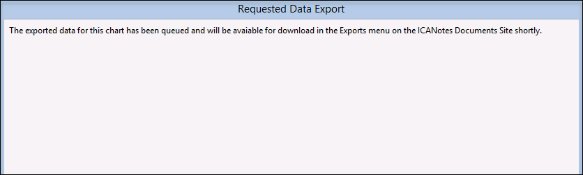 Screenshot for Patient Data export (Individual level)