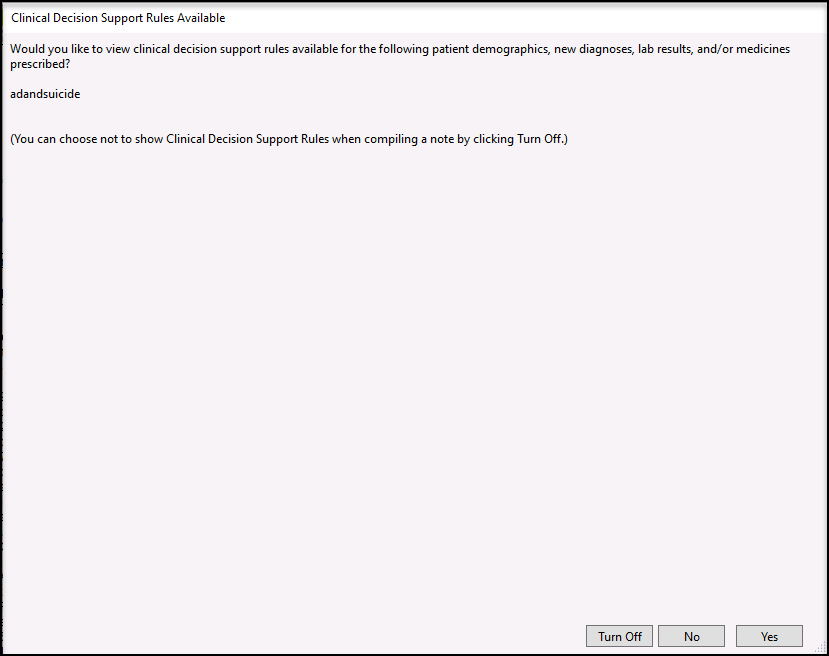 Screenshot for Replay Clinical Decision Support Material (CDS)