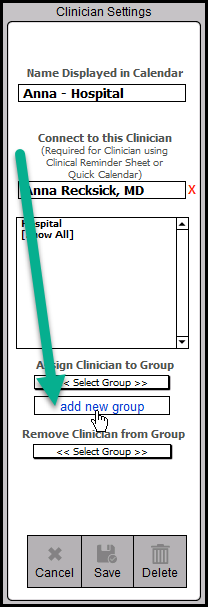 Screenshot for New Calendar Optimization for Large Practices